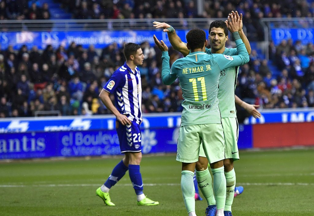La Liga online betting fans are impressed with Barcelona's dominance against Alaves