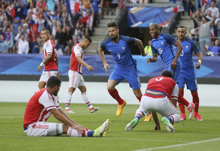 法国队没有令赛前投注赔率失望，友谊赛轻松战胜巴拉圭