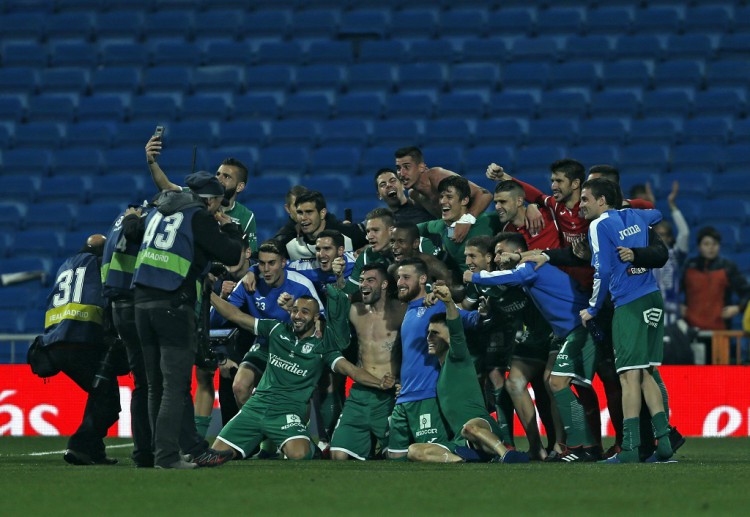 Leganes sports betting fans are delighted to see their squad claim victory against Real Madrid