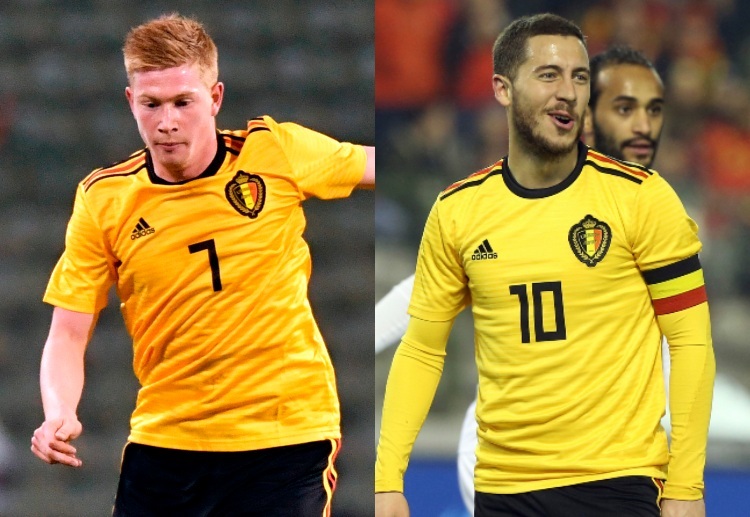 Kevin De Bruyne and Eden Hazard are expected to lead Belgium to victory in upcoming World Cup 2018 in Russia