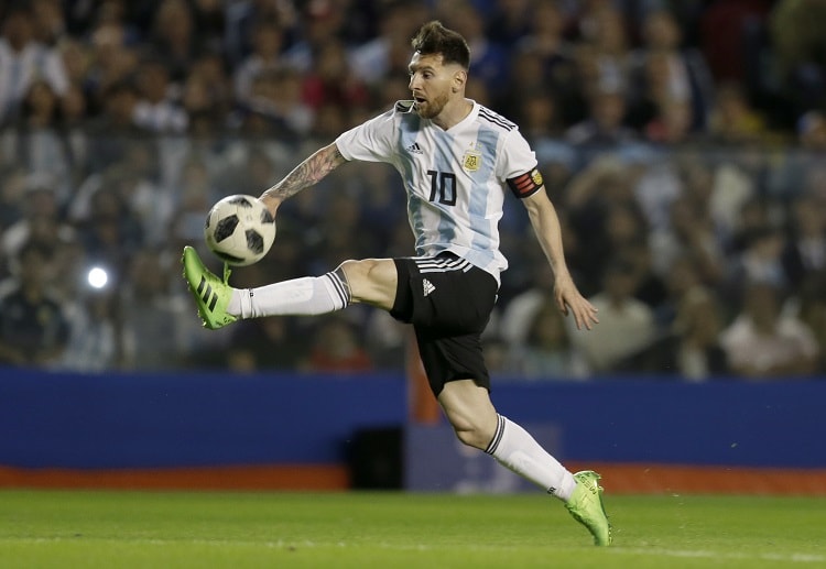 Pasang taruhan Piala Dunia 2018 untuk Messi dan Argentina