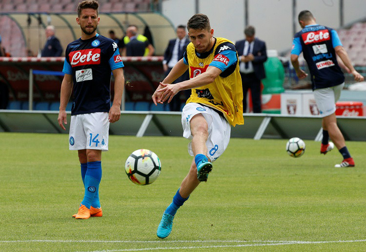 Jorginho stays with sports betting favourites Napoli