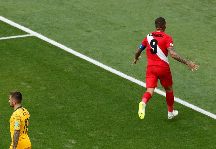 Paolo Guerrero, who almost missed World Cup 2018, scores in Peru's win vs Socceroos
