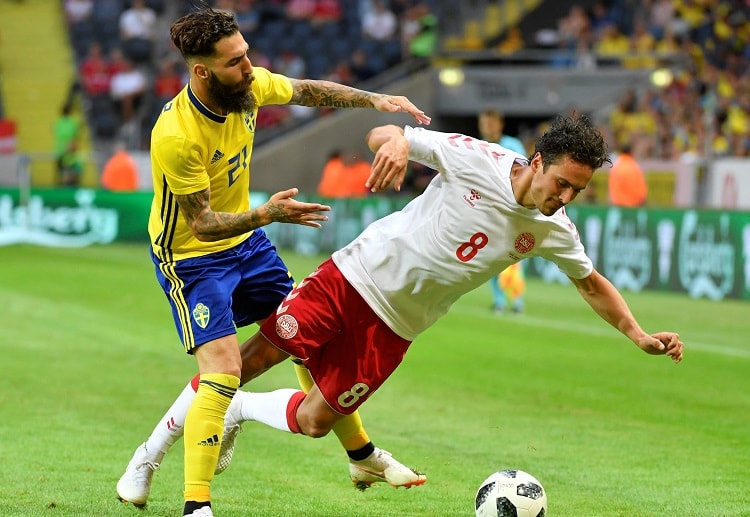 Thụy Điển và Đan Mạch hòa 0-0 đặt cược bóng đá