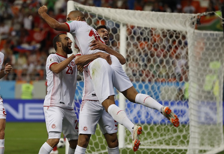 与巴拿马队的最后一场小组赛中，突尼斯队取得2018年世界杯的首场胜利