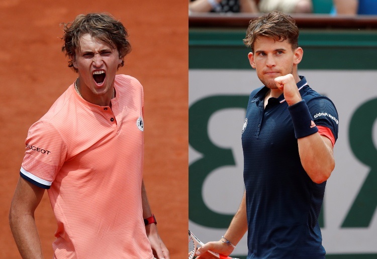 French Open betting odds await the winner of the exciting Alexander Zverev vs Dominic Thiem match