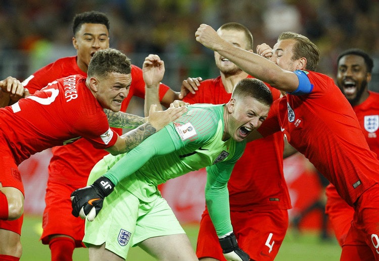 埃里克•代尔主罚的点球帮助英格兰队杀进2018年世界杯8强