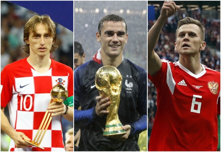 La Liga players Modric, Griezmann, and Cheryshev stepped up for their countries during the World Cup 2018
