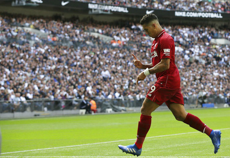 Roberto Firmino scores as Liverpool made it five Premier League wins from five with a 2-1 win at Tottenham