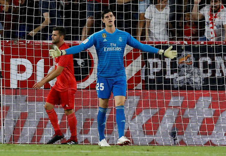 Real Madrid goalkeeper Thibaut Courtois face a lacklustre in his form following their La Liga defeat to Sevilla