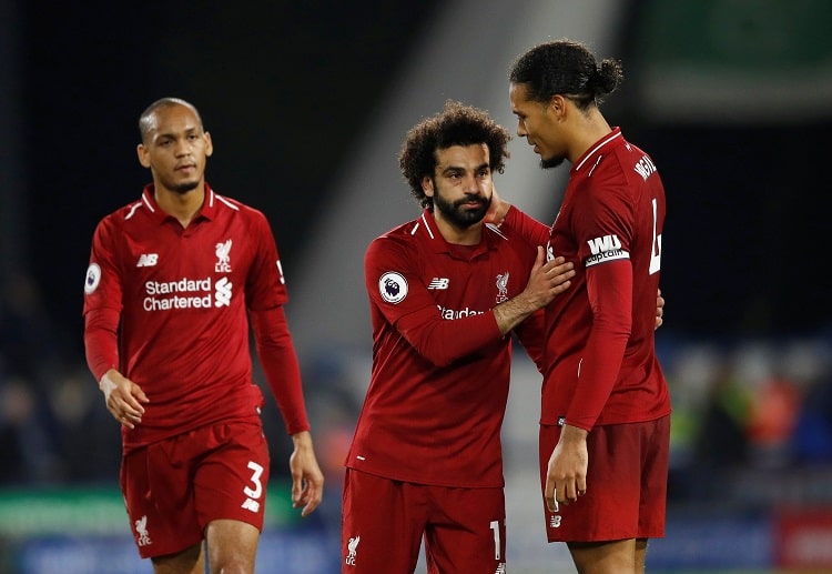 Premier League: Liverpool đã dẫn trước sau hiệp một nhờ bàn thắng của Mohamed Salah