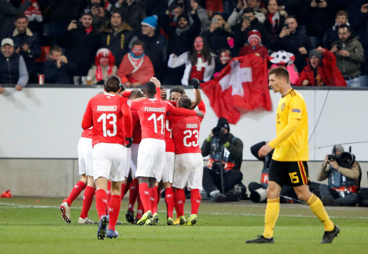 UEFA Nations League: chỉ mất 5 phút sau cú dứt điểm của Rodriguez trên chấm phạt đền, Thụy Sỹ đã có bàn gỡ hòa 2-2