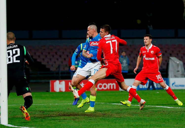 Highlights cược chấp SBOBET UEFA Champions League Napoli 3-1 Crvena Zvezda: Giành ngôi đầu bảng