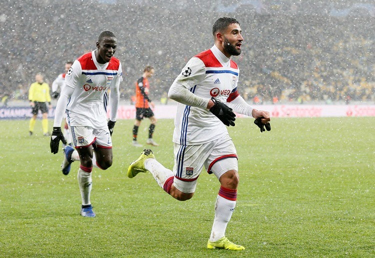 Nabil Fekir rescues Lyon’s Champions League campaign after scoring an equaliser against Shakhtar Donetsk