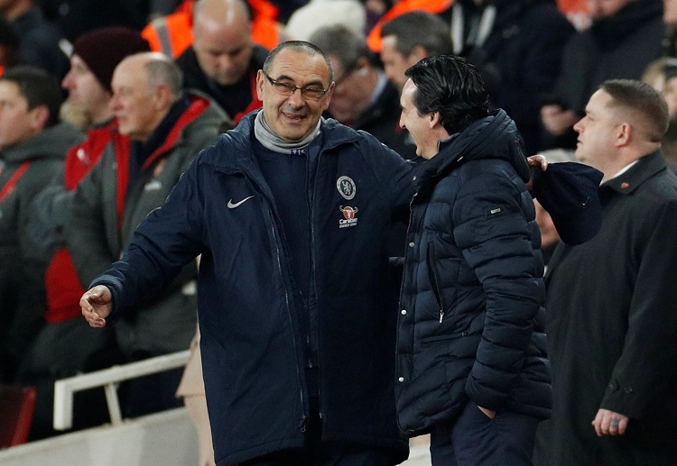 Maurizio Sarri’s Chelsea are still ahead of 3 points in the Premier League table against Arsenal