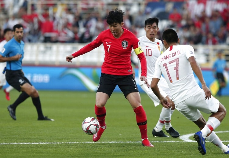 Son Heung-Min Helps South Korea Beat China 2-0 in the AFC Asian Cup