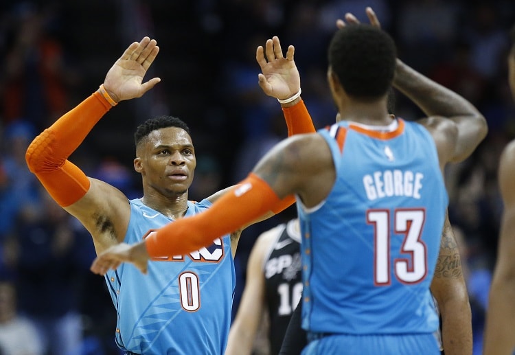 Russell Westbrook and Paul George aim to give the Thunder their third straight win
