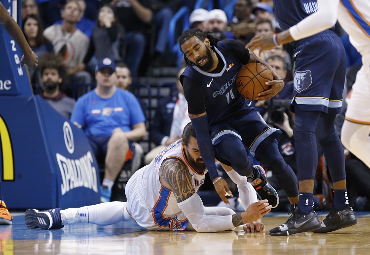 Memphis Grizzlies Mike  Conley aims to take an NBA win over New Orleans Pelicans after Oklahoma City Thunder defeat