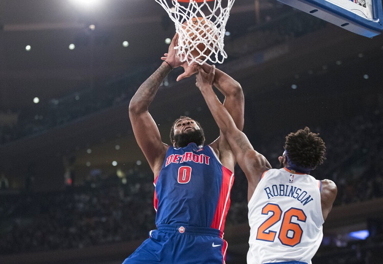 Andre Drummond menorehkan 200 poin saat menghadapi Knicks.