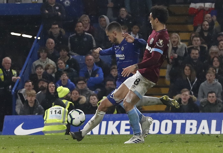 In good form Eden Hazard will be a huge threat for Liverpool when they battle at Anfield in Premier League