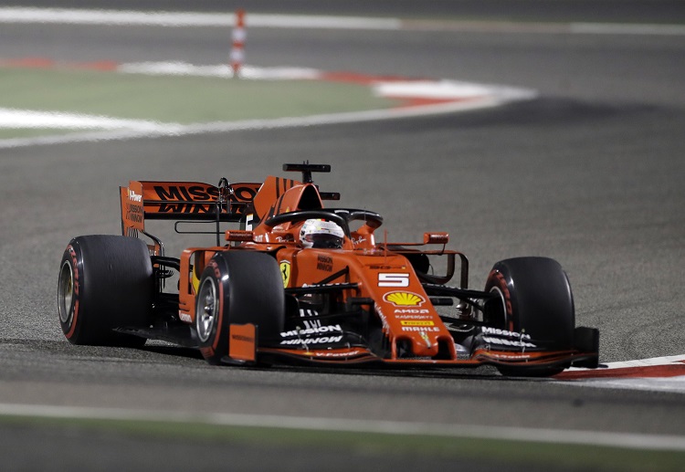 Ferrari driver Sebastian Vettel made a mistake caused him not to defend the Baharain Grand Prix