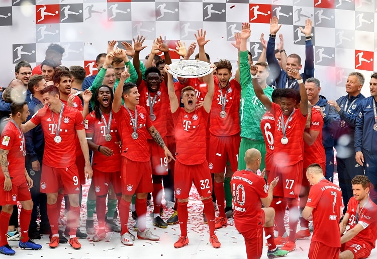 Bayern Munich win the Bundesliga title for the seventh consecutive season