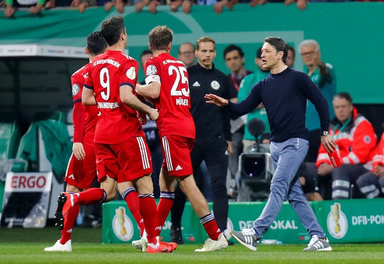 Bayern Munich host Champions League hopefuls Eintracht Frankfurt at the Allianz Arena in Bundesliga