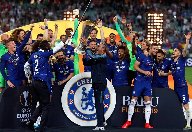 Maurizio Sarri's Chelsea hammered London rivals Arsenal to win the Europa League Final in Baku