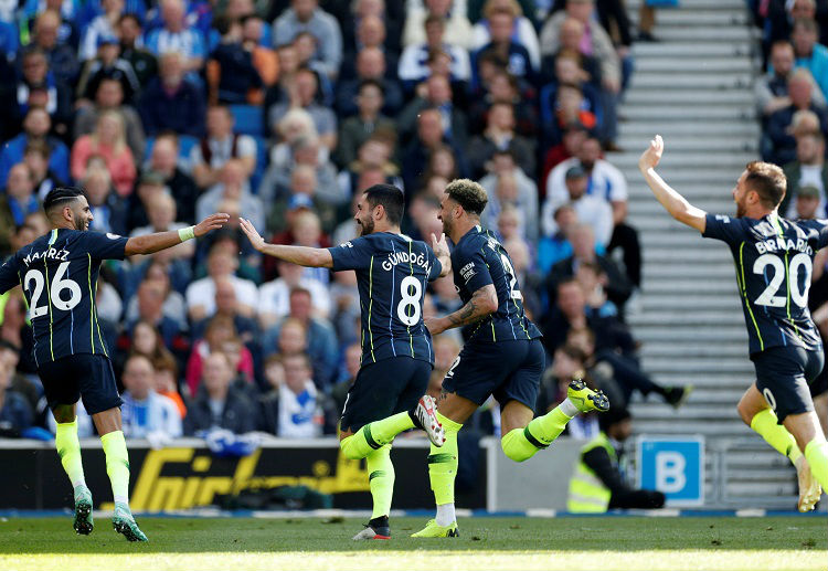 Manchester City came victorious for their final Premier League match after thrashing Brighton