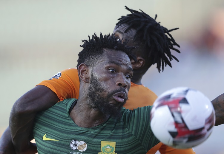 South Africa captain Thulani Hlatshwayo had a best chance at the first-half of the Africa Cup of Nations
