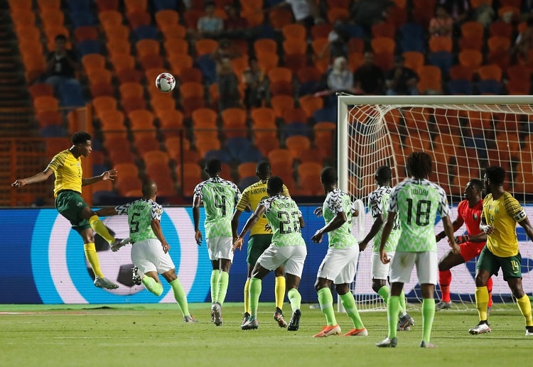 Bongani Zungu scores a late equaliser in the Africa Cup of Nations, giving the South Africa a huge boost