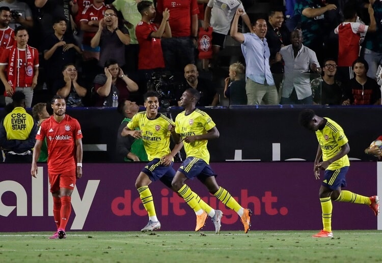 Eddie Nketiah is hailed hero after hitting Arsenal's winning goal in their International Champions Cup with Bayern Munich