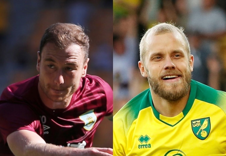 Ashley Barnes and Teemu Pukki to lead their side in the Premier League clash between Burnley and Norwich on Saturday
