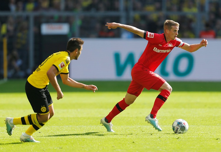 Kết quả kèo cược Bundesliga 2019 Dortmund 4 - 0 Leverkusen: Reus tỏa sáng