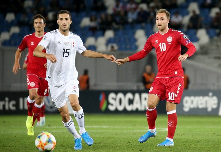 Highlights vòng loại Euro 2020 Georgia 0 – 0 Đan Mạch: 1 điểm thất vọng