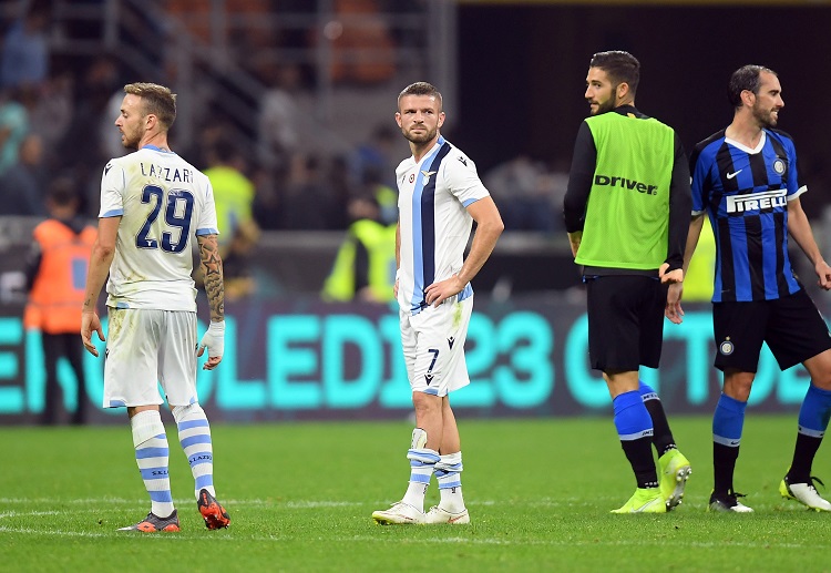 Lazio fail to score against inter Milan during their Serie A encounter