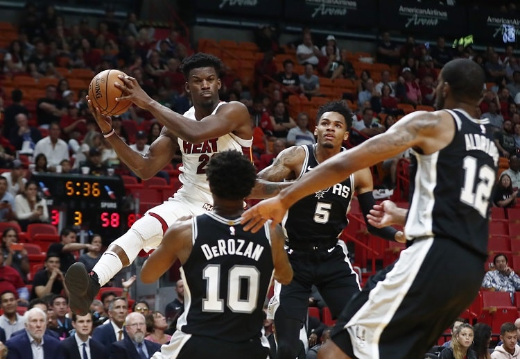 Jimmy Butler makes his debut for the Heat in the NBA preseason