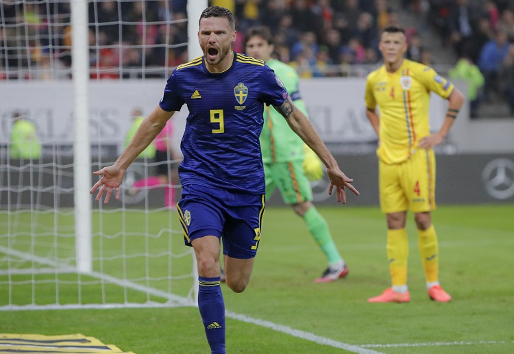 Marcus Berg helps Sweden take the victory against Romania in their recent Euro 2020 qualifier