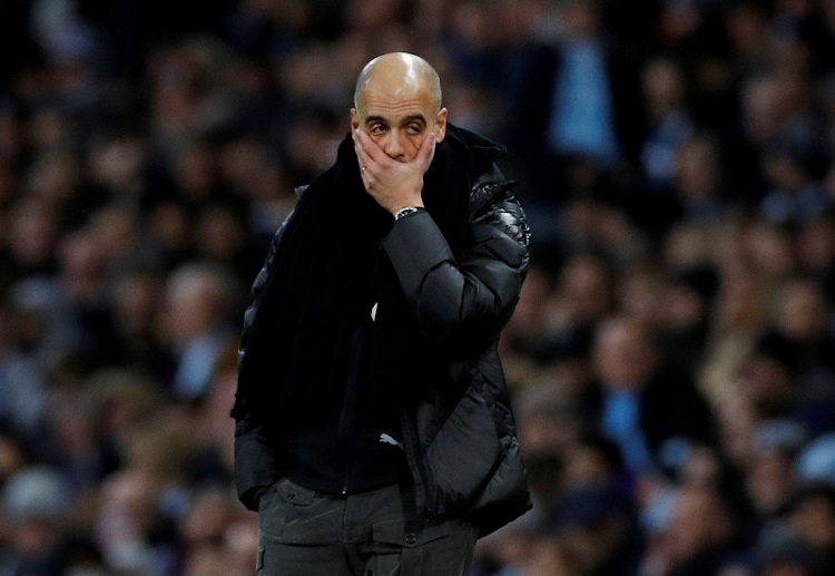 Pep Guardiola and the Manchester City squad fail to defeat United in their recent Premier League clash