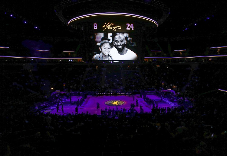 Several tributes were held in honour of Kobe Bryant in today's NBA games