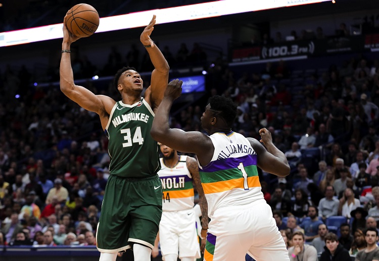 Giannis Antetokounmpo scores 34 points to give the Milwaukee Bucks a 120-108 win against the Pelicans in recent NBA game