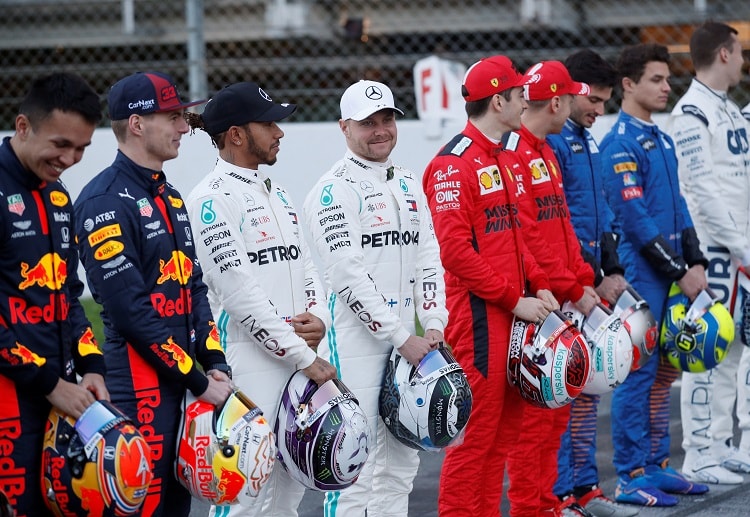 Mercedes drivers Lewis Hamilton and Valtteri Bottas are favored to lead the 2020 Formula 1