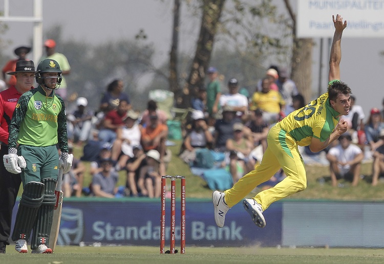 Patrick Cummins and the Australians will look to bounce back against South Africa in the three-match ODI series
