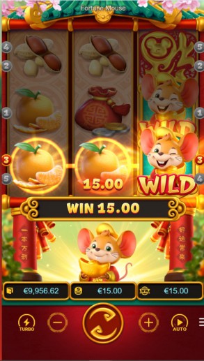 Fortune Mouse is a simple 3-reel, 3-row video slot game