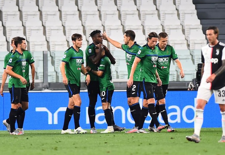 Duvan Zapata scores an early goal to give Atalanta an edge over Juventus in recent Serie A match