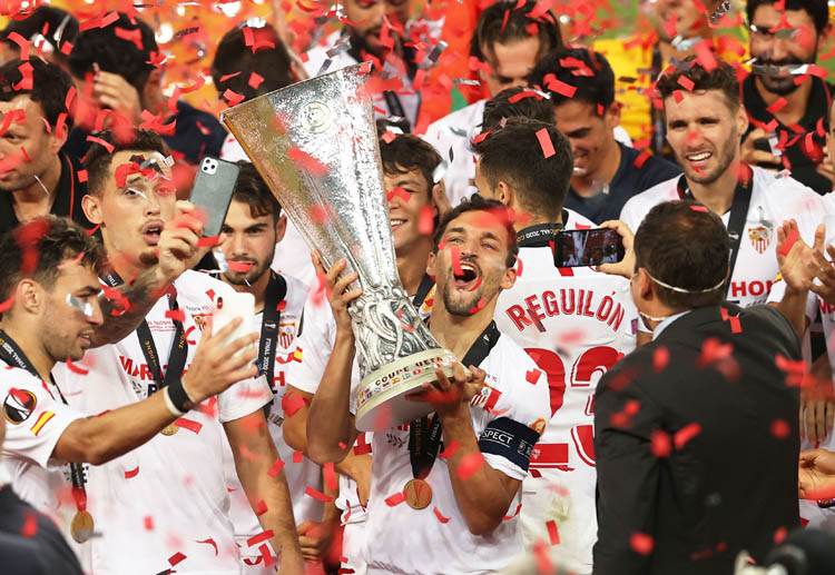 Sevilla have never lost a final in the Europa League