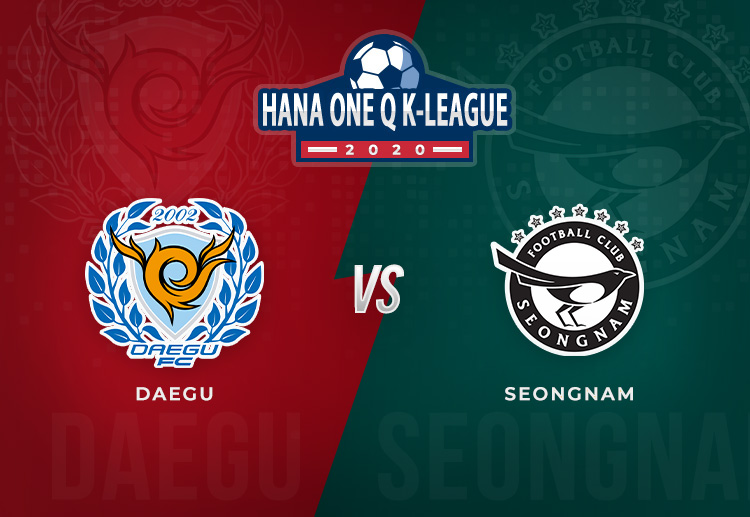 Seongnam FC hope to win over the struggling Daegu FC in their upcoming K-League match