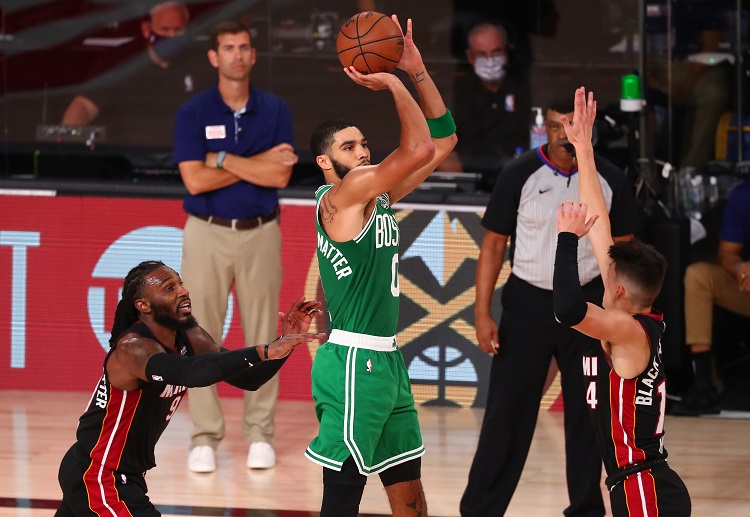 Jayson Tatum and the Boston Celtics aim to get a win to keep their NBA playoff hopes alive
