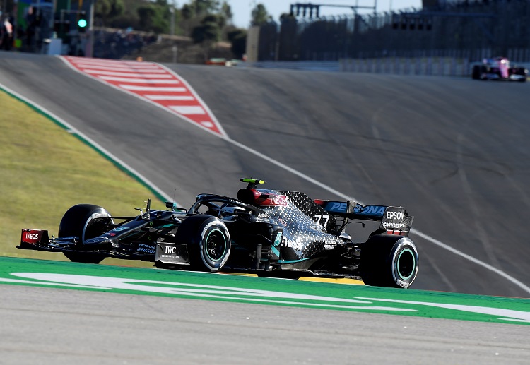 Valtteri Bottas went fastest in Portuguese Grand Prix first practice