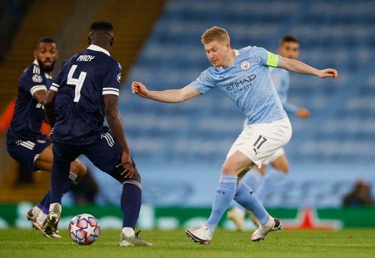 Champions League: Kevin de Bruyne will lead lead Manchester City's midfield